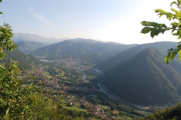 Il paesaggio dalla Benna