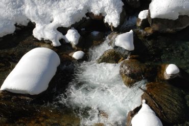 La neve della Germanasca di Massello