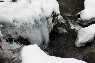 Inverno lungo il ruscello